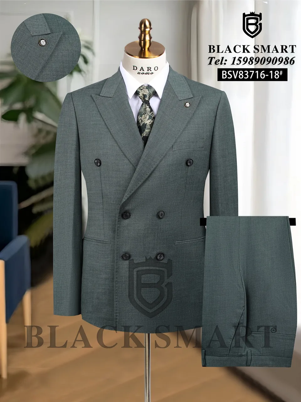 Executive Double Breasted Suit