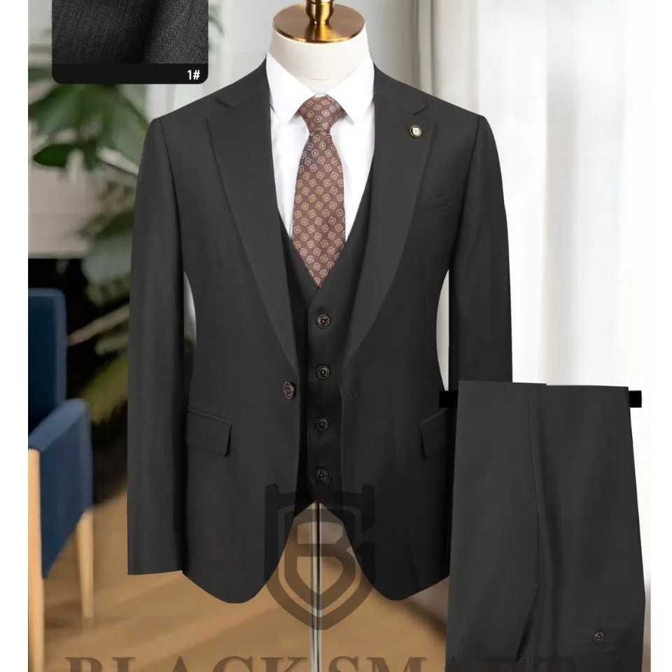 Executive Black Smart Suit