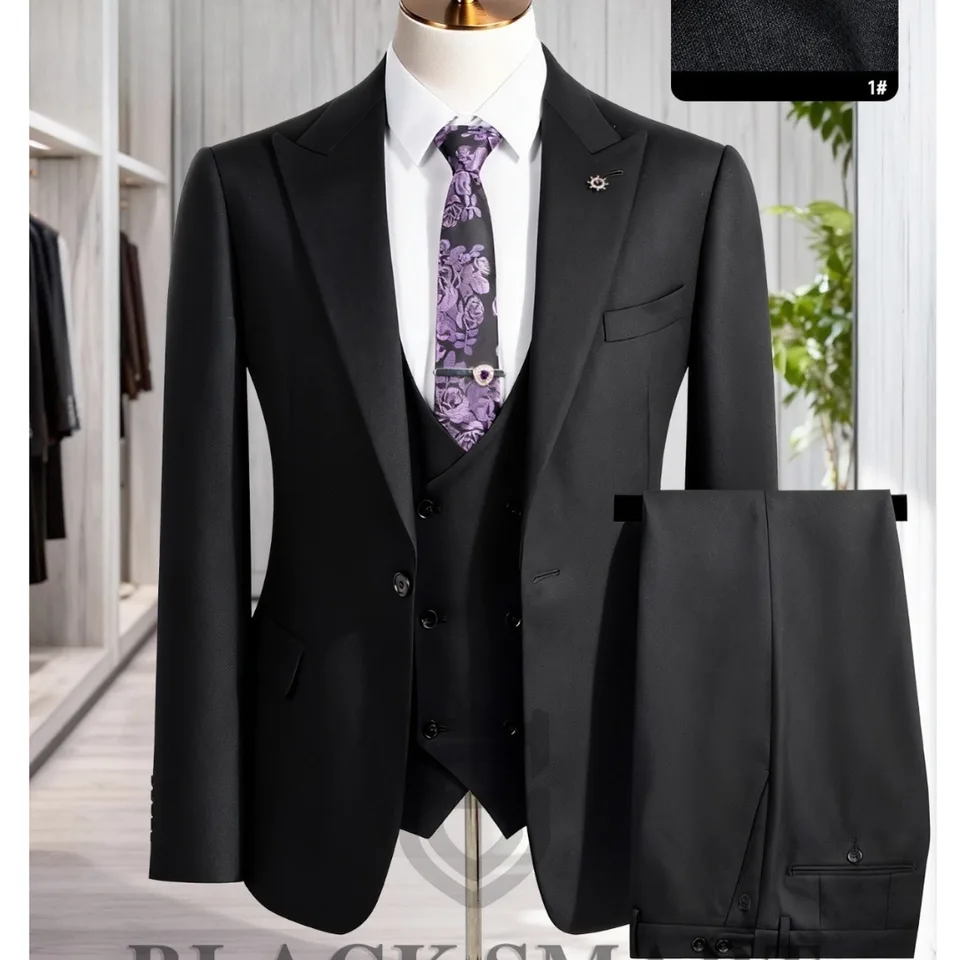 Executive Black Smart Suit